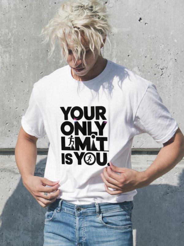 🔥 "Your Only Limit is You" Motivational T-Shirt 🔥 - Image 2